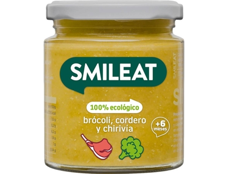 Pote de Brócolis Cordeiro e Chirivia  Ecológico + 8m 230g