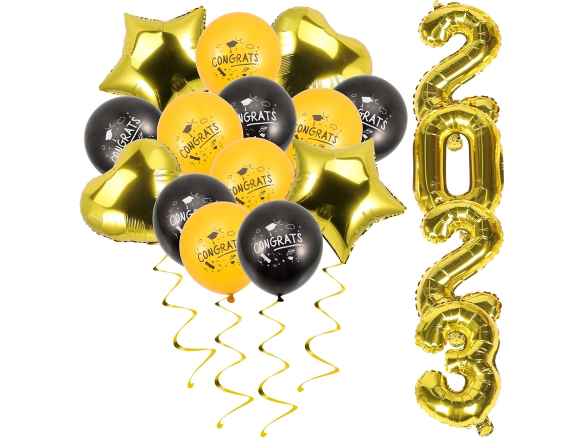 Balões Decorativos Em Formato De Estrela Para Formatura - Decorações Suspensas Para O Quarto