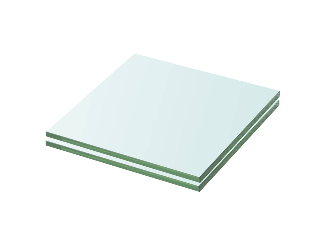 Vidaxl Prateleiras 2 Pcs 20x15 Cm Vidro Transparente