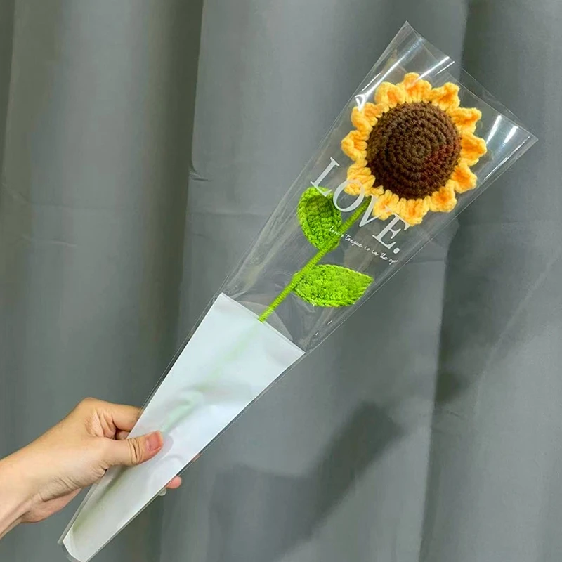 Flores De Crochê, Presente De Formatura Feito À Mão