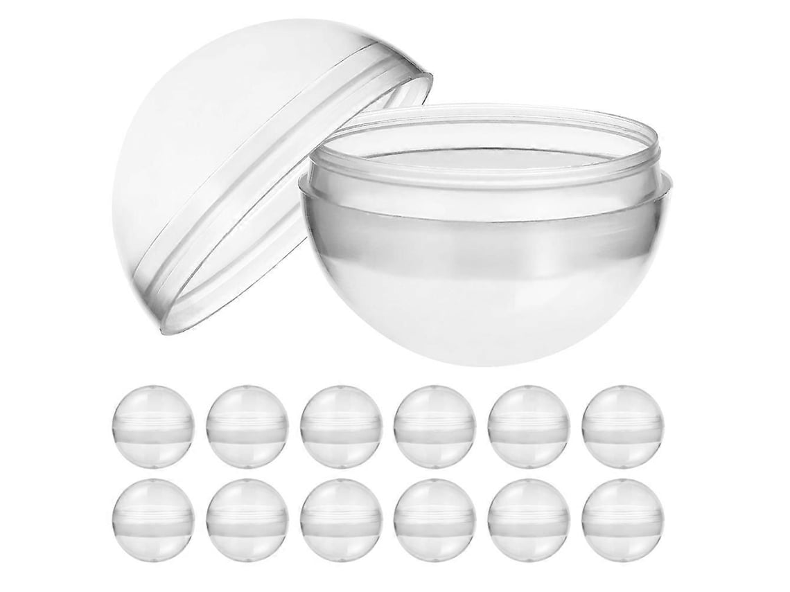 50 Cápsulas Plásticas Transparentes Para Máquinas De Doces