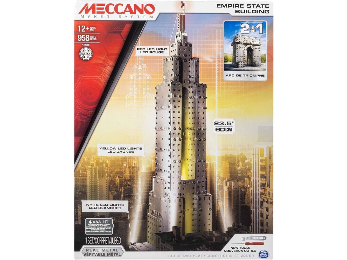 Construção SPIN MASTER Meccano Empire State Building