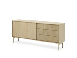 Cômoda, Carvalho Cremona, 187,1 X 79,8 X 39,5 Cm 3E 3XE LIVING.COM