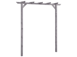 Pergola, Pergolas Vidaxl Cinzeto Madeira De Pinho Impregnada (200 X 40 X 205 Cm)