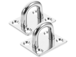 Conjunto De 2 Ganchos Teto Em Aço Inoxidável - Suporte Reforçado Para