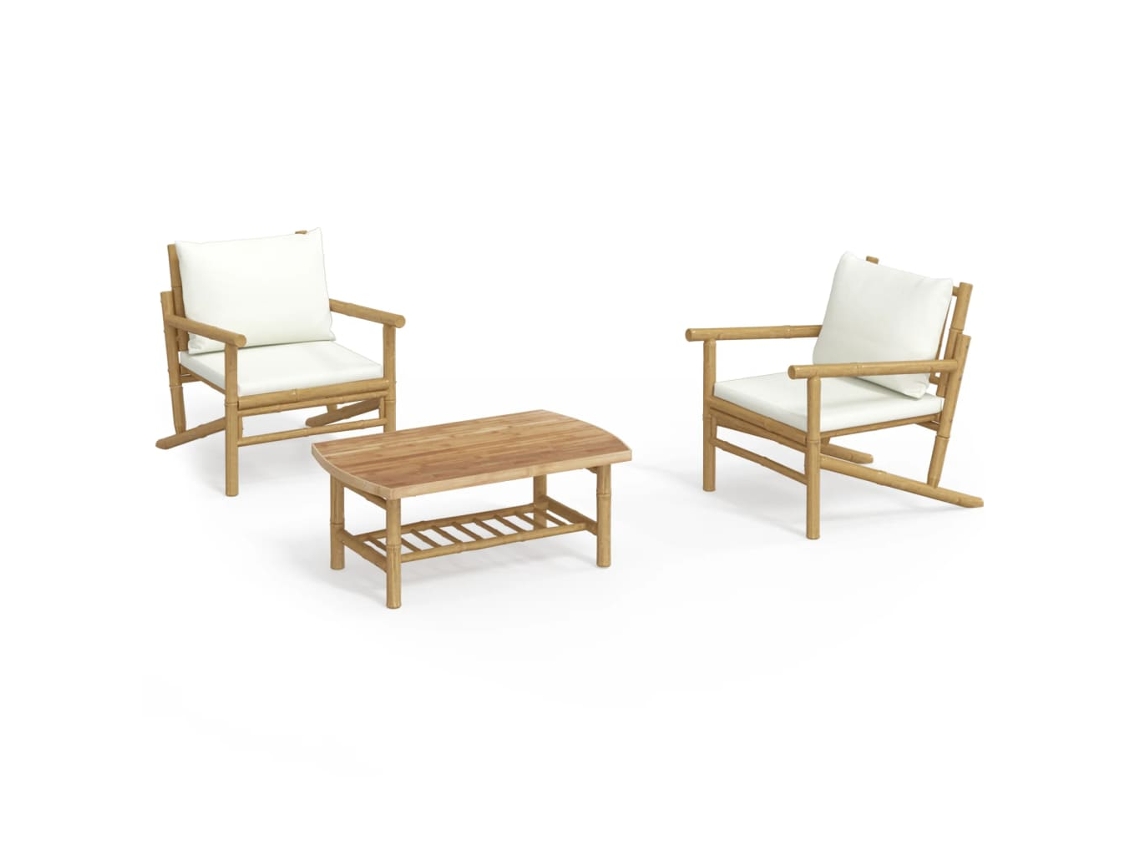 Garden Lounge Set, Garden Lounge Sets Vidaxl Marrom Bambu (n/a)