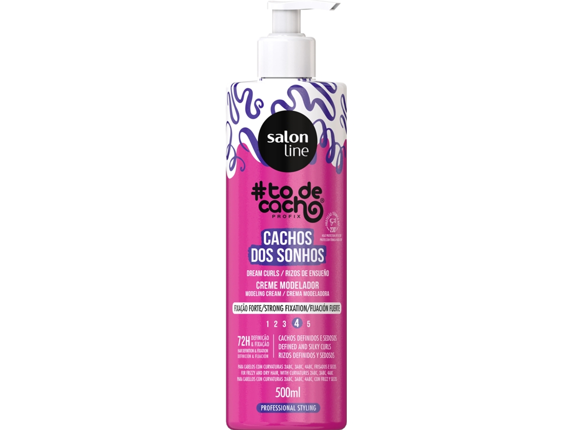 Cachos Dos Sonhos Fixação Forte 500ml SALON LINE