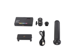 Luz Led De Vídeo Rgb 2500k-9000k Regulável, Luz De Preenchimento Para Câmera Dslr, Lâmpada De Fotografia Portátil