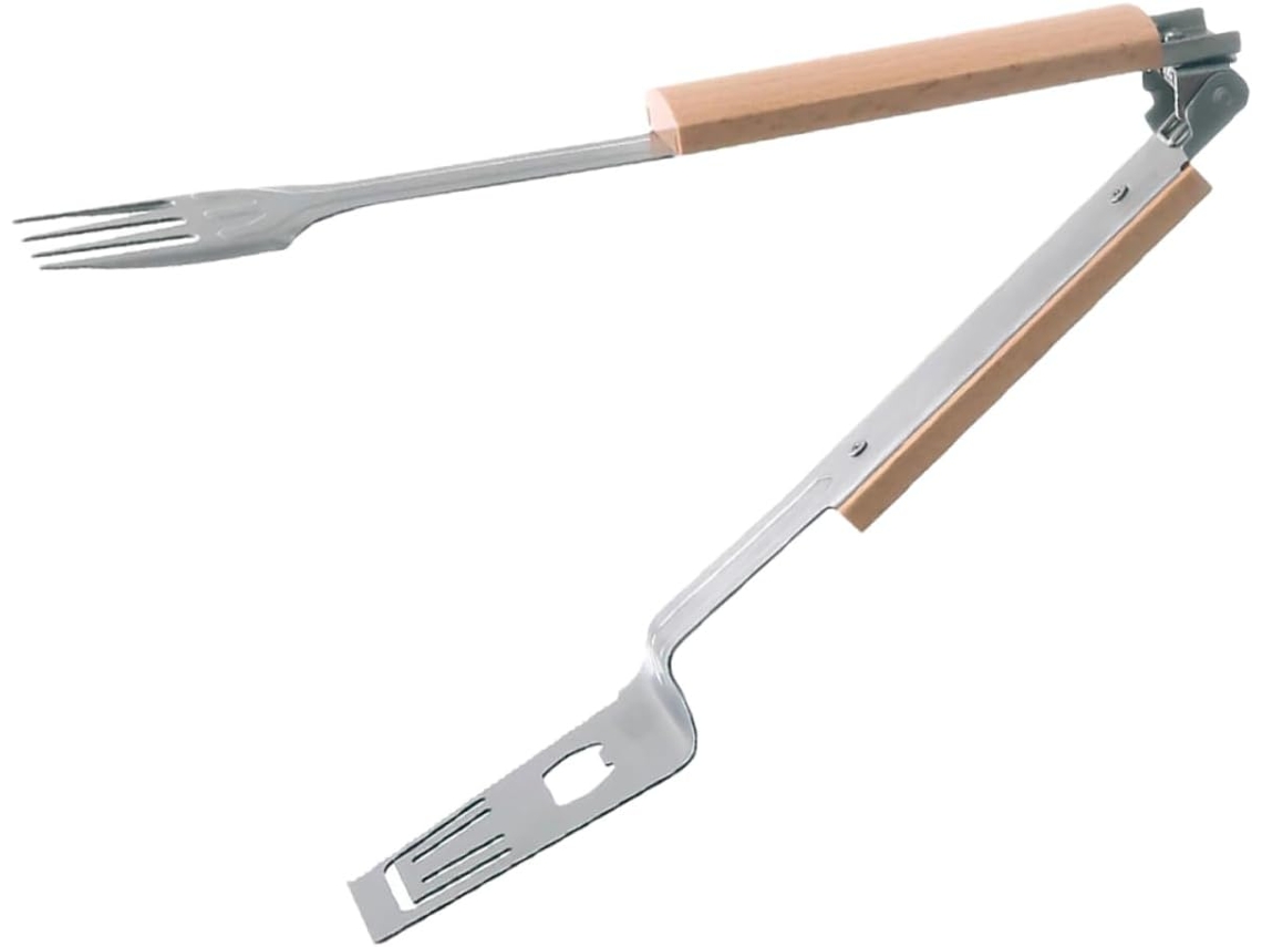 Pinça Multifuncional De Aço Inoxidável Milisten Para Churrasco, Sobremesas, Bifes E Grelhados Ergonômica, Durável E