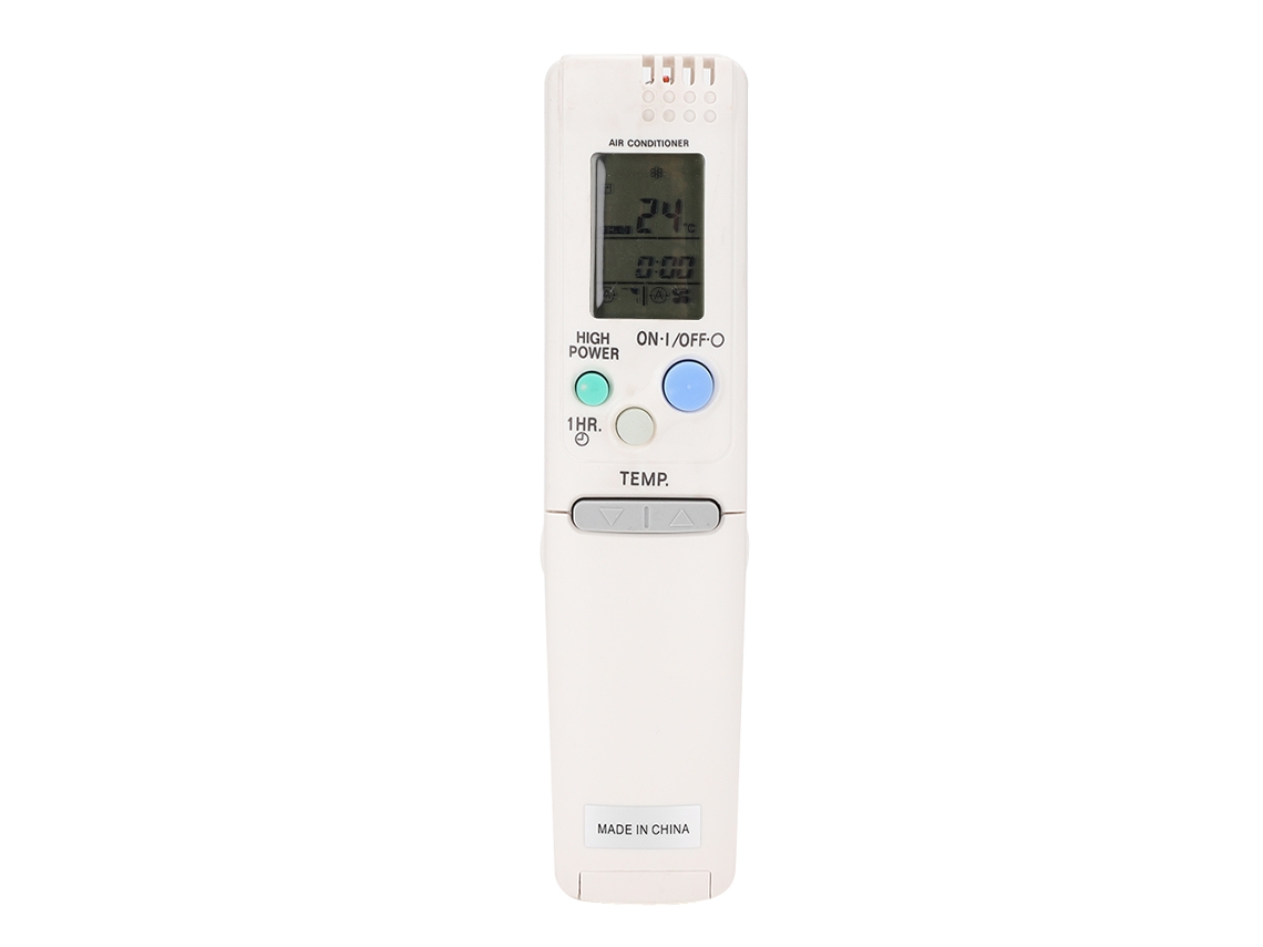 Control Remoto para Aire Acondicionado Sanyo Rcs 4mvps4ex, Color Blanco, de Abs Resistente . (batería no Incluida)
