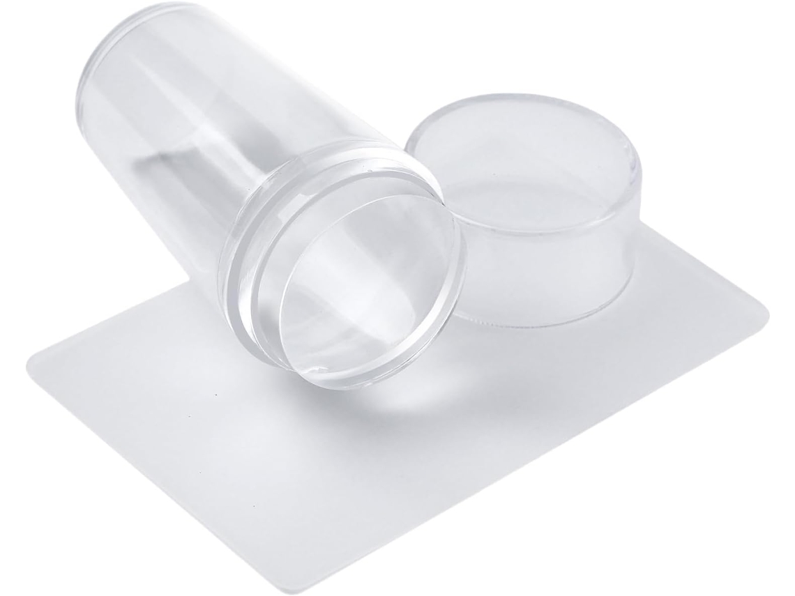 Ferramenta De Ponta Francesa Em Silicone Transparente Para Impressão Decorativa.