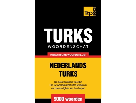 Livro Thematische woordenschat NederlandsTurks 9000 woorden de Andrey Taranov (Holandês)
