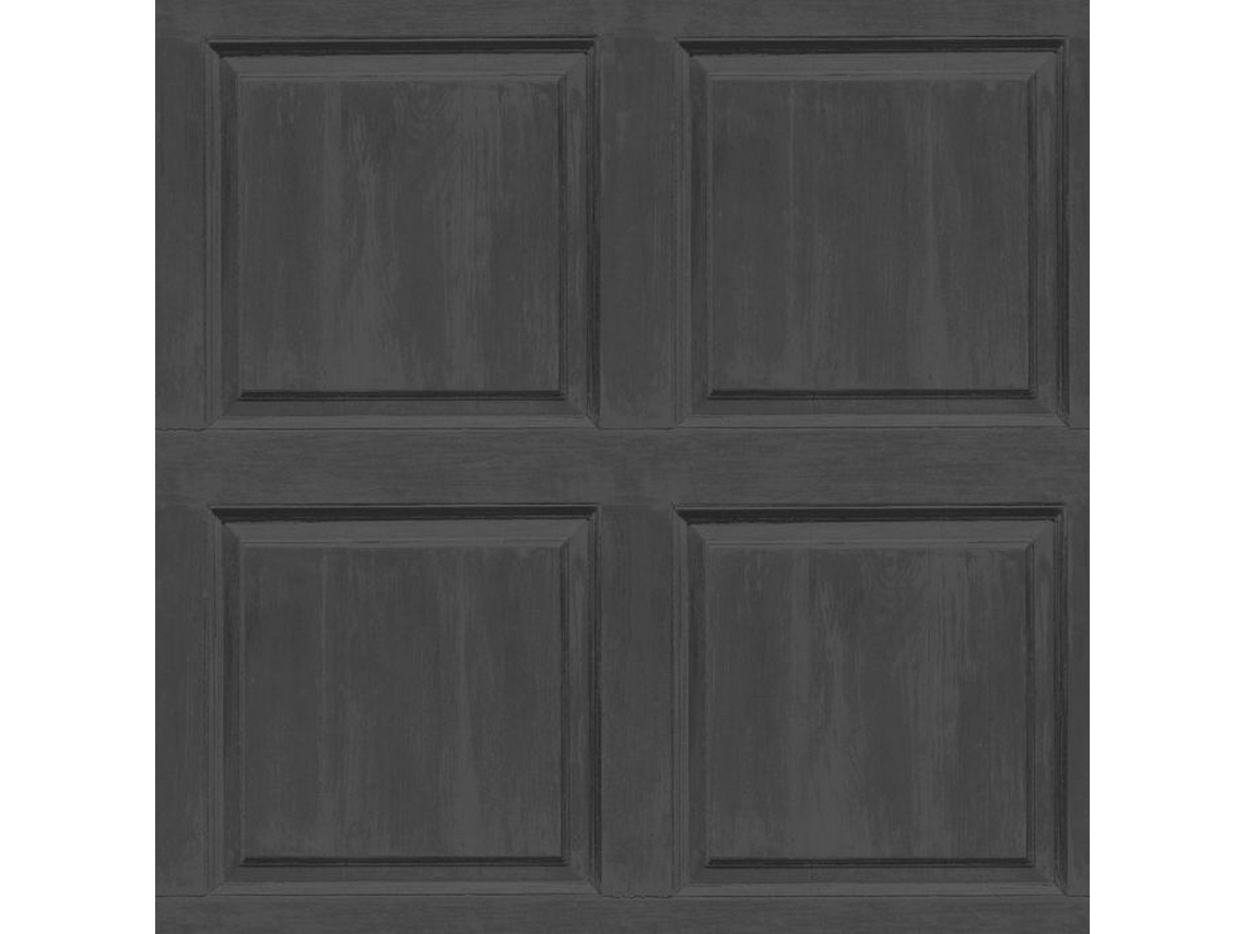 Papel De Parede Texturizado Arthouse Panel 10m X 53cm Carvão 10m