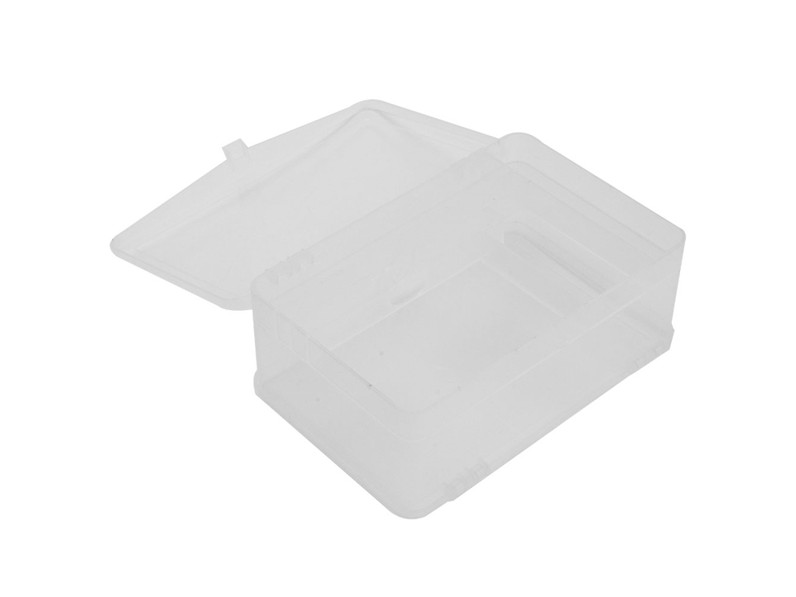 Caixa Transparente Dupla Camada Para Armazenamento De Ferramentas De Manicure E Decorações De Unhas