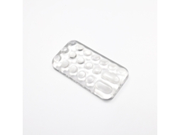 Suporte ergonômico e macio em gel para pulsos, ideal para uso em mesas e jogos, aliviando a fadiga muscular. Hexinyigjly
