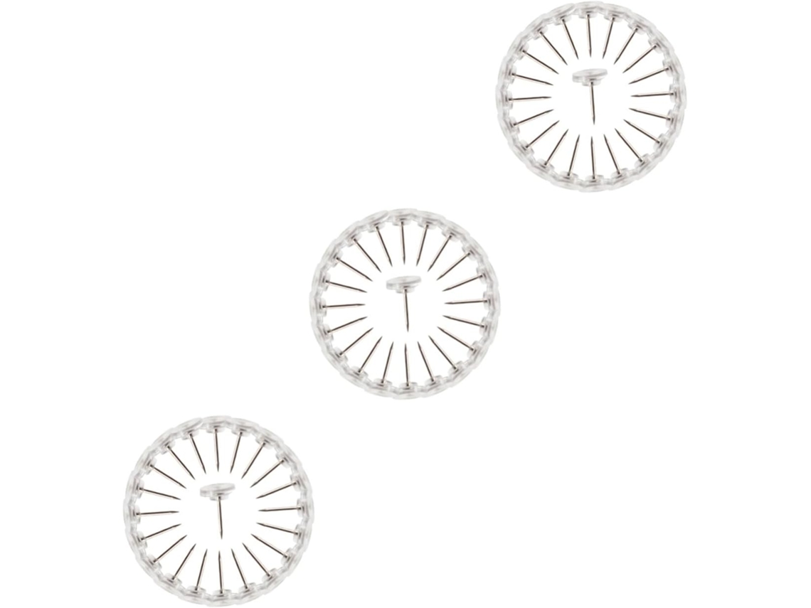 600 Alfinetes De Cortiça Transparentes Para Quadros E Artesanato