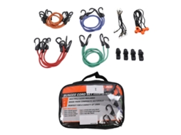 28 pcs conjunto corda elástica borracha com gancho para bagagem camping barraca S/MARCA