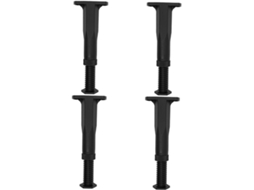 Conjunto De 4 Pés Ajustáveis Para Estrutura Cama, Suportes Para Móveis Com Alta Resistência E Estrutura De Plástico