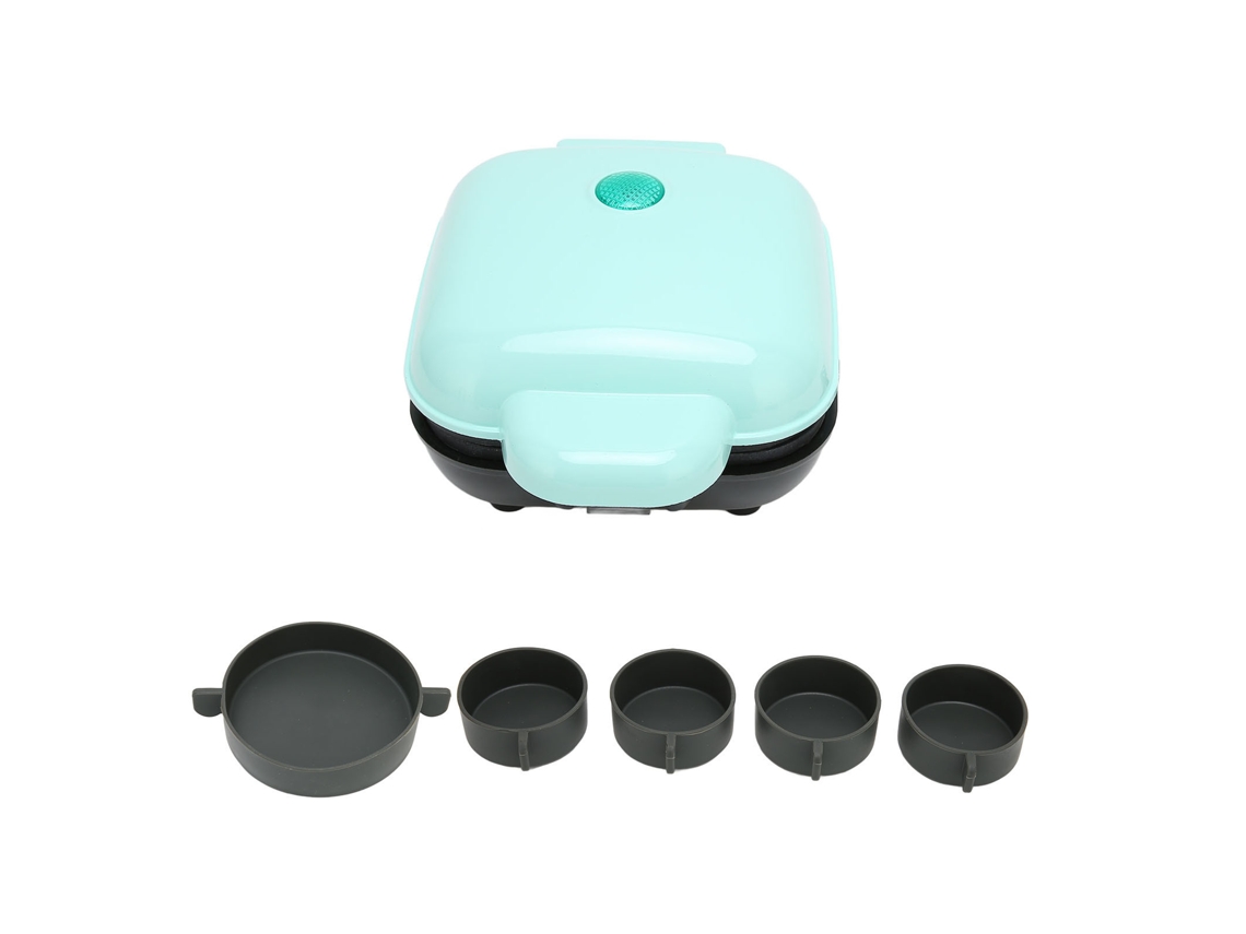 Maker de Bolinhos de Ovo Elétrico 420w com 5 Pratos de Silicone Antiaderente Eu Plug 220 240v | S/MARCA