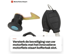 Solução De Segurança - Caixa De Luggage Para Motocicleta - Porta-malas Traseira - Resolução De Segurança - Alumínio Plástico - Universal Para Motocicl