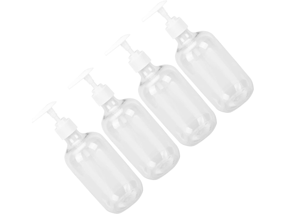 Frascos Pet Com Bomba Dosadora Para Shampoo E Gel De Banho