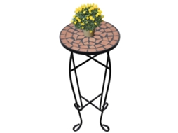 Mesa De Apoio Para Plantas Em Mosaico Terracota DKD HOME DECOR