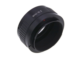 Para M42-Nikon Z Lens Mount Adaptador Anel para M42 42Mm Lente Parafuso para Nikon Z Mount Z6 Z7 Câmera Preta