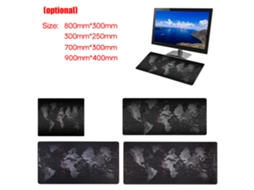 Mouse Pad Tapete De Mesa Extra Grande Macio Antiaderente Estendido Não Deslizante Para Pc E Laptop