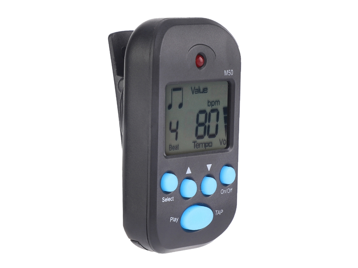 Metrônomo Digital Mini Lcd Para Guitarra