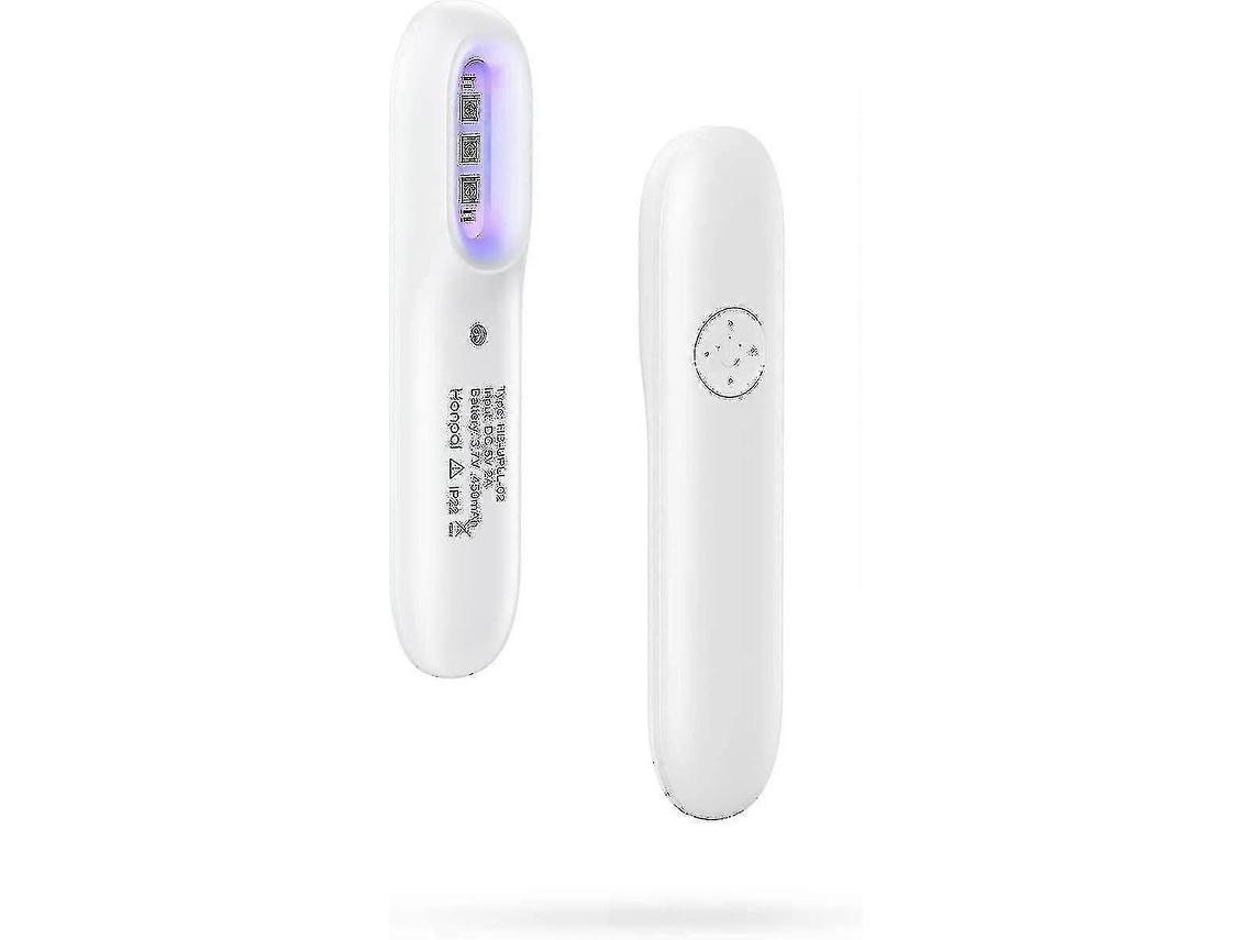 Lâmpada Desinfetante Led Mini 311nm de Fototerapia Portátil Banda Estreita Uv com Óculos Segurança Timer GOKOCO