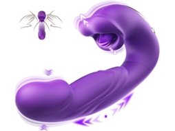 Vibrador De Impulso Para Mulheres – Estimulador De Ponto G, Clitóris E Anal, 7 Modos De Impulso, Vibração E Lambida, Brinquedo Adulto Recarregável