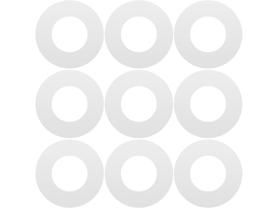 2000 Adesivos de Reforço para Fichário Furos, Círculos Protetores de Cor Transparente, em Prova D Água, para Folhas Soltas e Uso