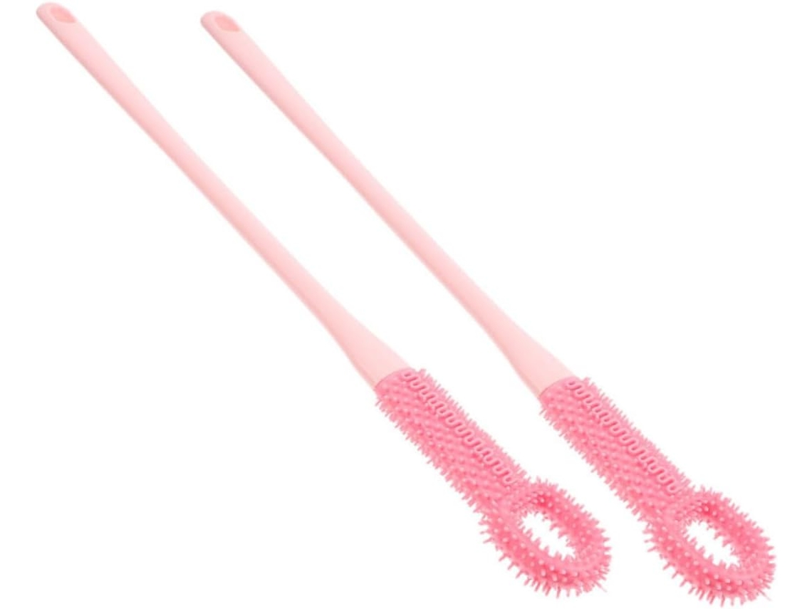 Conjunto De 2 Escovas Para Os Pés Ciieeo Com Cabo Longo Em Pp E Tpe, Para Limpeza Profunda E Esfoliação Suave, Ideal