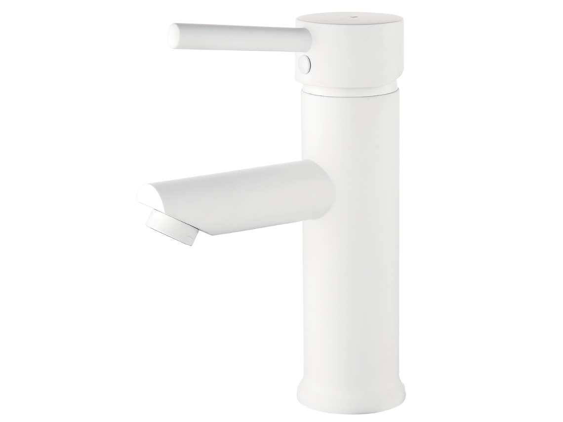 Deco Torneira Para Lavatório Baixo Branco Fosco Essebagno