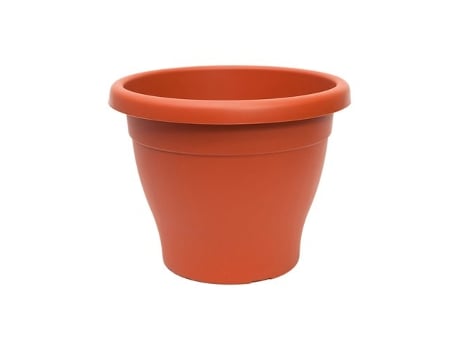 Vaso Mediterrâneo 50 Cm X 40 Cm Plástico Cor Terracota Pamex