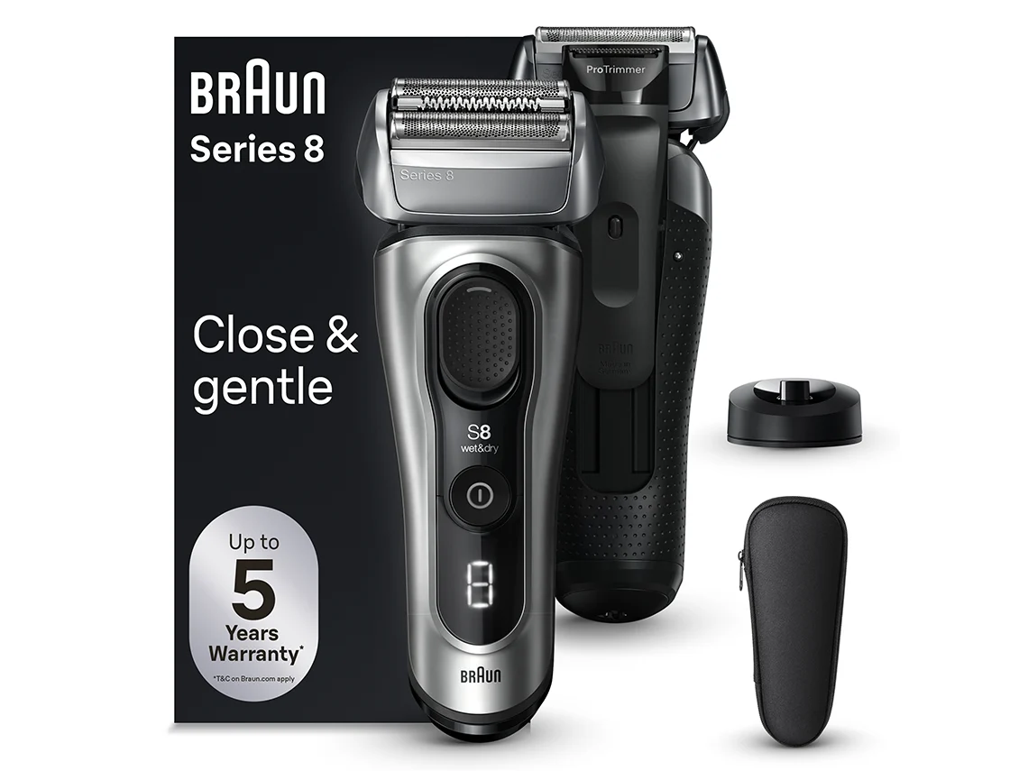 Máquina de Barbear BRAUN Series 8 8517s (Autonomia 60 min - Bateria)