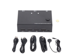 Switch Kvm LAXISCREED 2x2 4k Transmissão Dupla