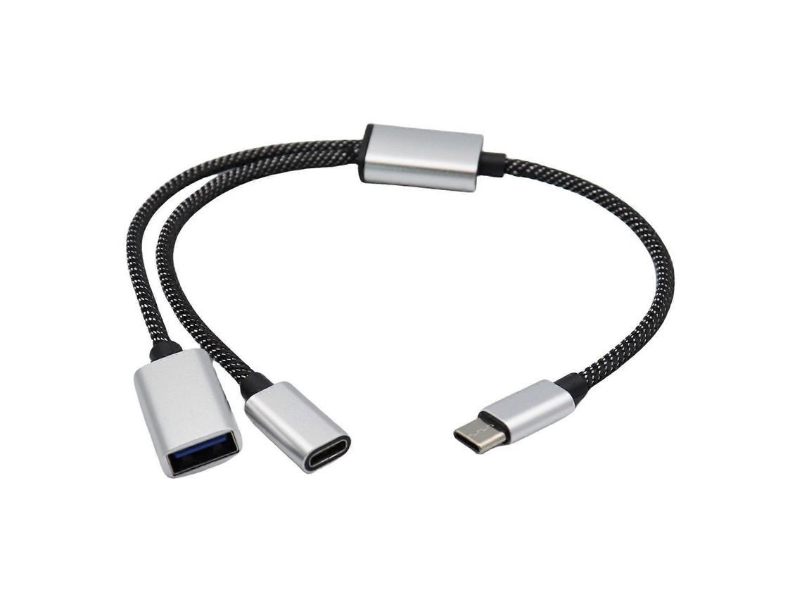 Lurelia Cabo De Extensão Usb Usb-c, 30cm, 480 Mbps, Transferência Dados, Ratos