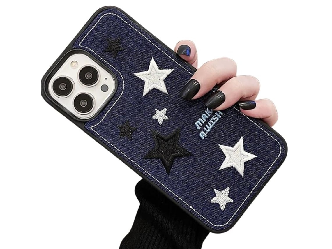 Capa Coração para iPhone 12 pro max VEANXIN Azul