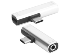 2 Peças 2 em 1 Cabo Tipo C a 3 5 Mm Cabo de Assistência de Áudio Carregador Distribuidor de Fone de Ouvido HURRISE