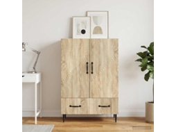 Vidaxl Buffet Carvalho Sonoma 66 X 34,5 X 95 Cm Derivados De Madeira