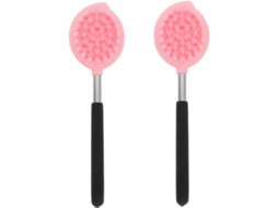 Lurelia Pack De 2 Escovas De Silicone Para Corpo E Rosto, Silicone Macio, Cabo Longo E Pega Ergonómica