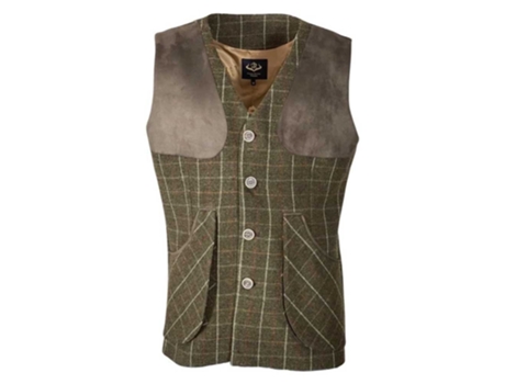 Colete De Tiro De Tweed 702652 Castanho S PASION MORENA