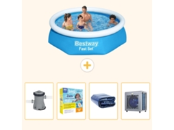 Bestway Piscina Bestway Fast Set Redonda - 244x61 Cm - 5-peças S331