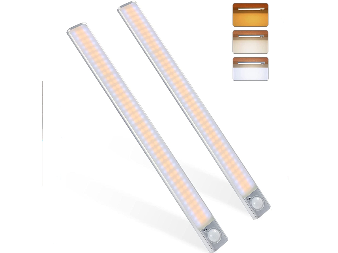Luz de Guarda, Roupa com 160 Leds, Sensor de Movimento, Brilho Ajustável BRILVIBERA