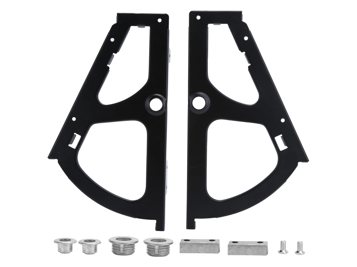 Chave de dobradiça Primerox rack flip preto laminado a frio sapateira