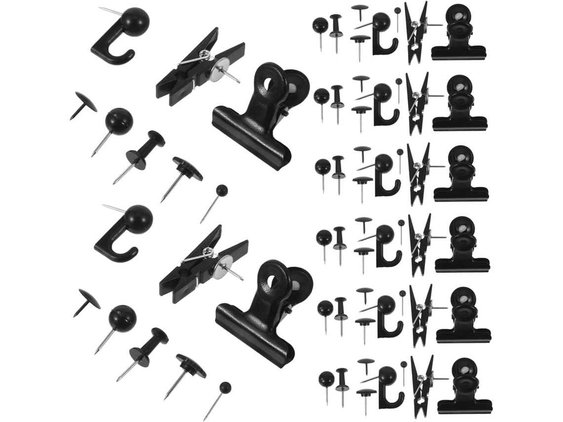 Conjunto De 418 Tachinhas Pretas Para Decoração Murais Escolares, Com