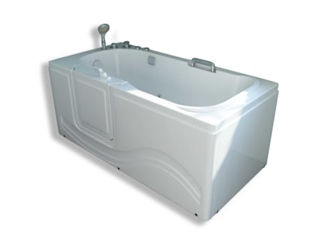 Hidromassagem Banheira Com Porta Esquerda 153 X 76 Cm Oleander Eliteshopping