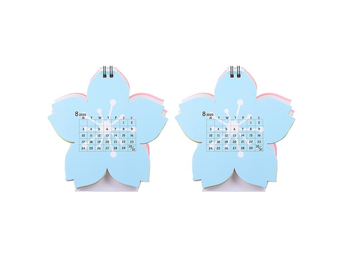 1 Conjunto de Mini Calendário de Mesa ALLINLESS