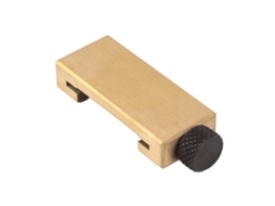 Bloco de Posicionamento Primerox, Régua de Aço Latão, para Marcenaria, Medição e Marcação, 35mm